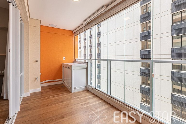 Easy Star - Studio sofisticado C/Vaga no Campo Belo - AH06I