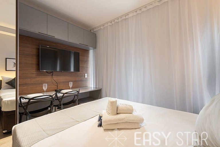 Easy Star - Lindo studio com Brooklin - BU01I