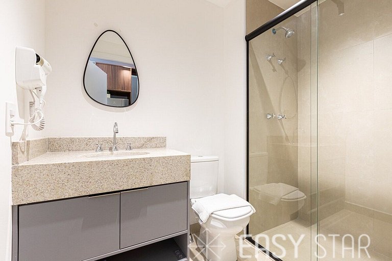 Easy Star - Lindo studio com Brooklin - BU01I