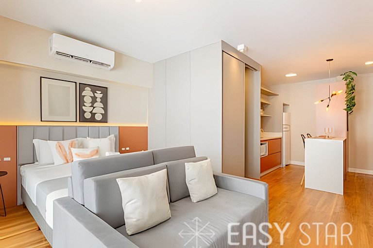Easy Star - Fabuloso studio C/vaga no Campo Belo - CN01I
