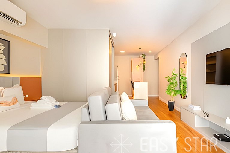 Easy Star - Fabuloso studio C/vaga no Campo Belo - CN01I