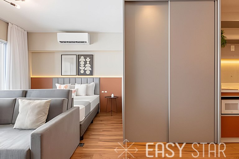Easy Star - Fabuloso studio C/vaga no Campo Belo - CN01I