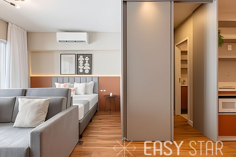 Easy Star - Fabuloso studio C/vaga no Campo Belo - CN01I