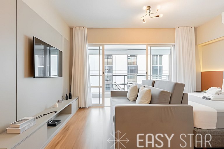 Easy Star - Fabuloso studio C/vaga no Campo Belo - CN01I