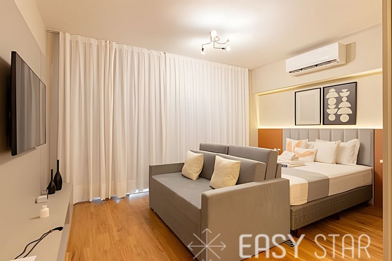 Easy Star - Fabuloso studio C/vaga no Campo Belo - CN01I