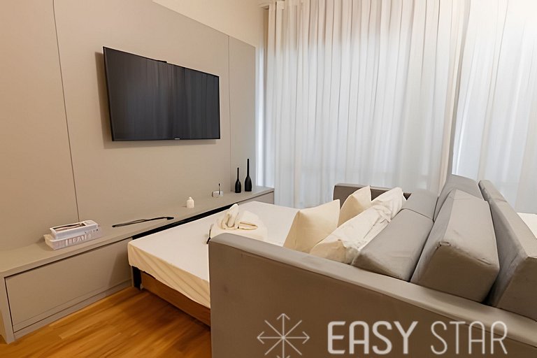 Easy Star - Fabuloso studio C/vaga no Campo Belo - CN01I
