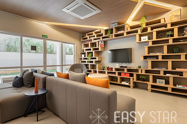 Easy Star - Fabuloso studio C/vaga no Campo Belo - CN01I