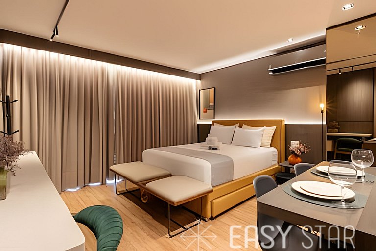 Easy Star - Studio deslubrante C/vaga em Pinheiros - CP01I