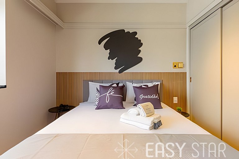 Easy Star - Lindo flat C/Vaga no Jardim Paulista - DO01I