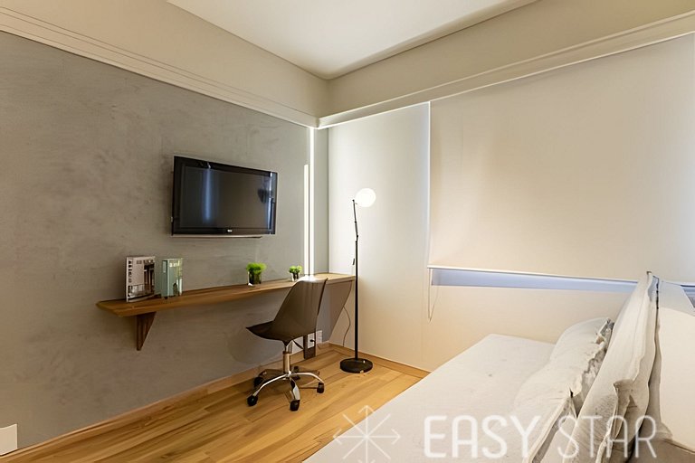 Easy Star - Lindo flat C/Vaga no Jardim Paulista - DO01I