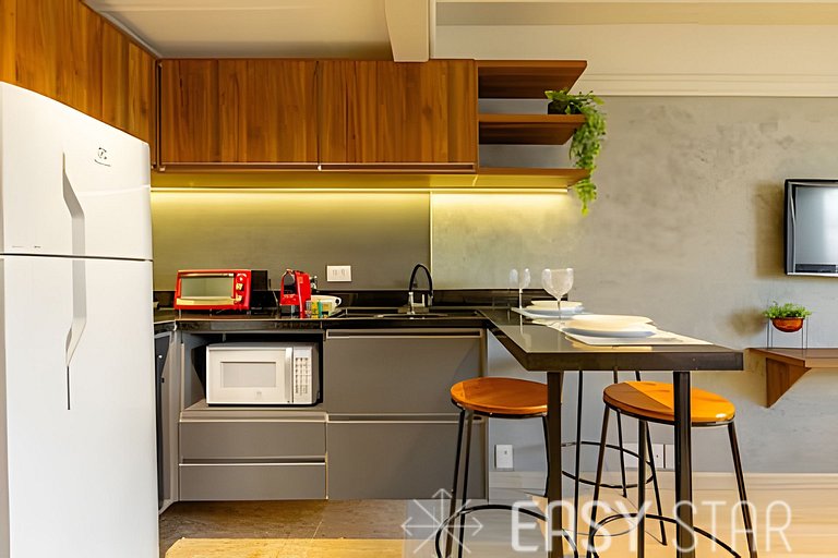 Easy Star - Prático flat próximo do Shopping Pamplona - DO03