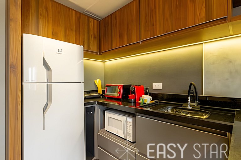 Easy Star - Prático flat próximo do Shopping Pamplona - DO03