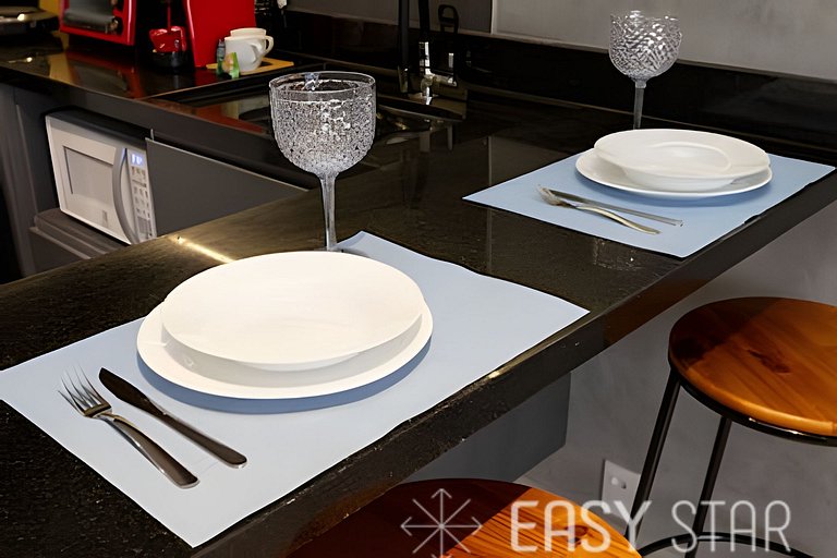 Easy Star - Prático flat próximo do Shopping Pamplona - DO03