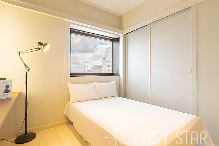 Easy Star - Prático flat próximo do Shopping Pamplona - DO03