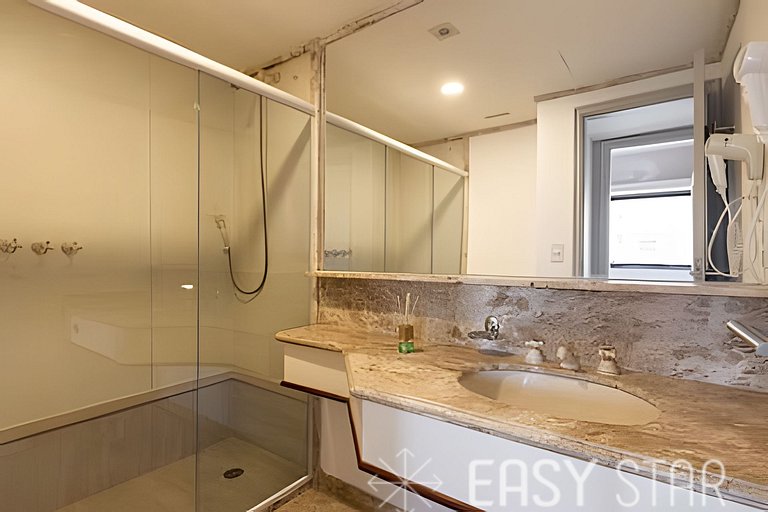 Easy Star - Prático flat próximo do Shopping Pamplona - DO03