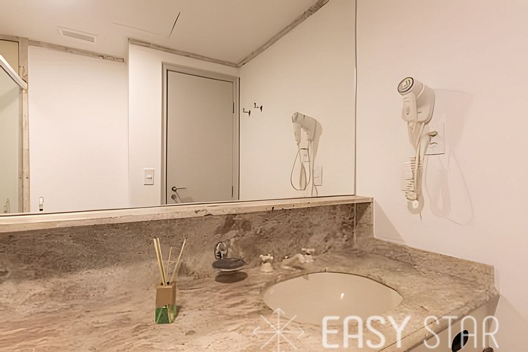 Easy Star - Prático flat próximo do Shopping Pamplona - DO03