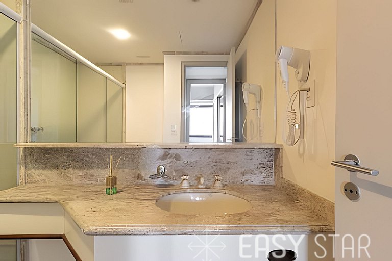 Easy Star - Prático flat próximo do Shopping Pamplona - DO03