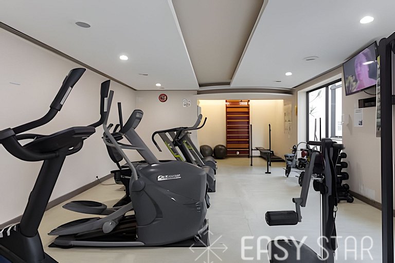 Easy Star - Prático flat próximo do Shopping Pamplona - DO03