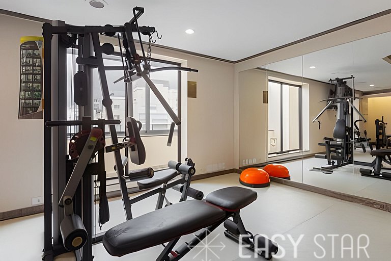 Easy Star - Prático flat próximo do Shopping Pamplona - DO03