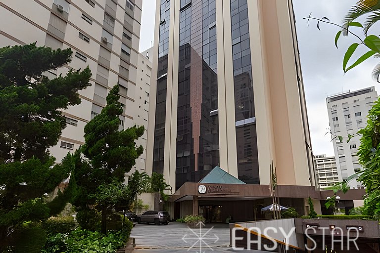 Easy Star - Prático flat próximo do Shopping Pamplona - DO03