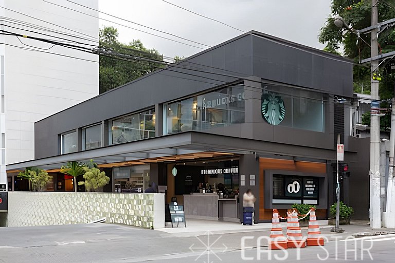 Easy Star - Prático flat próximo do Shopping Pamplona - DO03