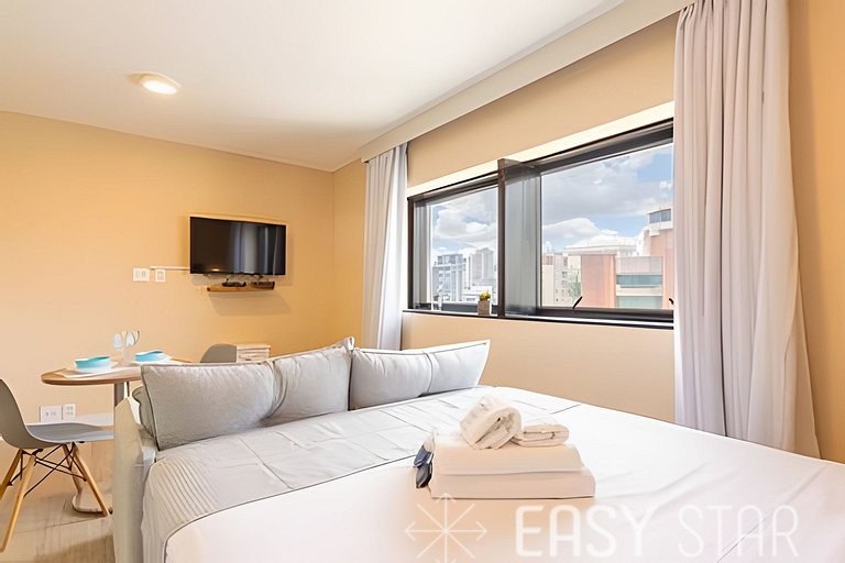Easy Star - Lindo flat C/Vaga no Jardim Paulista - DU01I