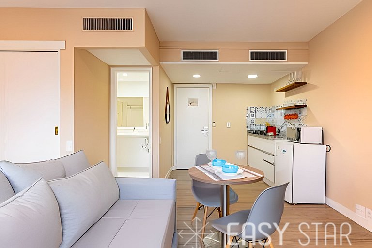 Easy Star - Lindo flat C/Vaga no Jardim Paulista - DU01I