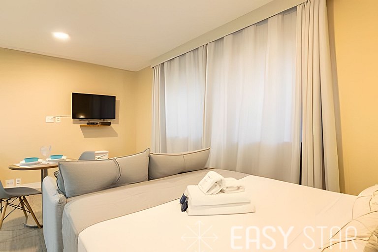 Easy Star - Lindo flat C/Vaga no Jardim Paulista - DU01I