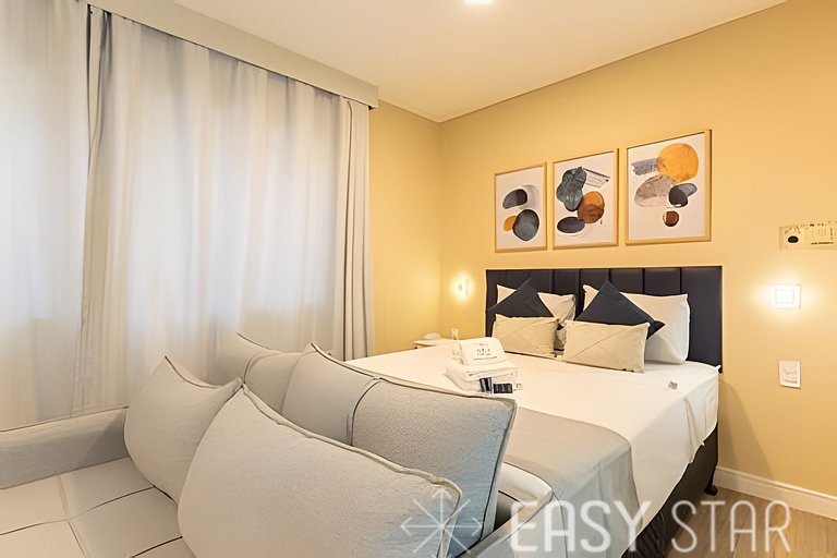 Easy Star - Lindo flat C/Vaga no Jardim Paulista - DU01I