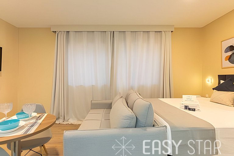 Easy Star - Lindo flat C/Vaga no Jardim Paulista - DU01I