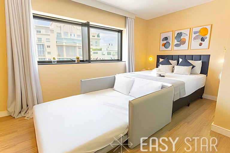 Easy Star - Lindo flat C/Vaga no Jardim Paulista - DU01I