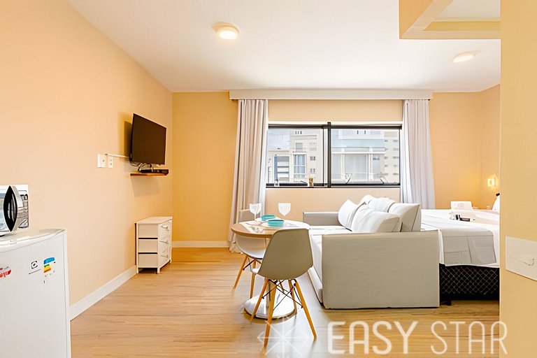Easy Star - Lindo flat C/Vaga no Jardim Paulista - DU01I