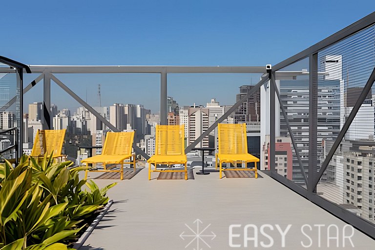 Easy Star - Lindo studio na Frei Caneca - DZ01I