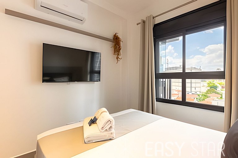 Easy Star - Lindo apartamento no coração de Pinheiros - ED03