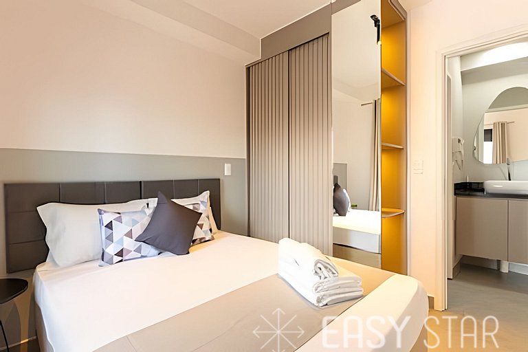 Easy Star - Lindo apartamento no coração de Pinheiros - ED03