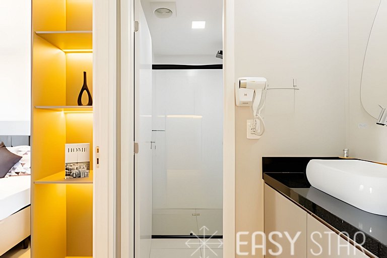 Easy Star - Lindo apartamento no coração de Pinheiros - ED03