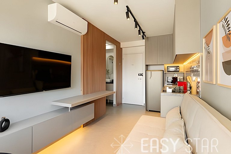 Easy Star - Lindo apartamento no coração de Pinheiros - ED03