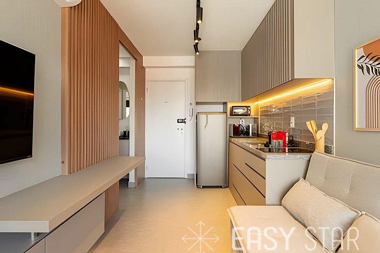 Easy Star - Lindo apartamento no coração de Pinheiros - ED03