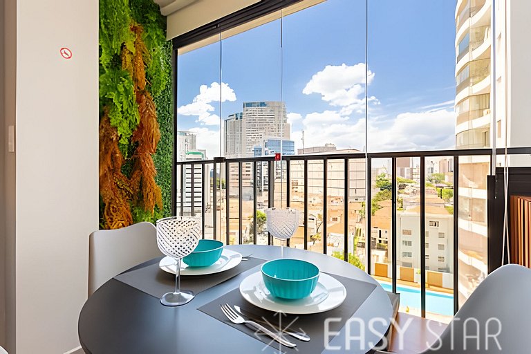 Easy Star - Lindo apartamento no coração de Pinheiros - ED03