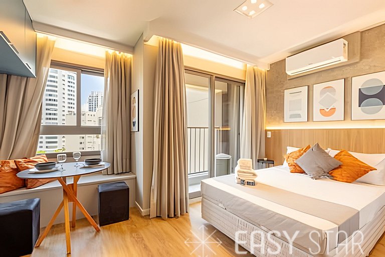 Easy Star - Fabuloso studio no Campo Belo - EK01I