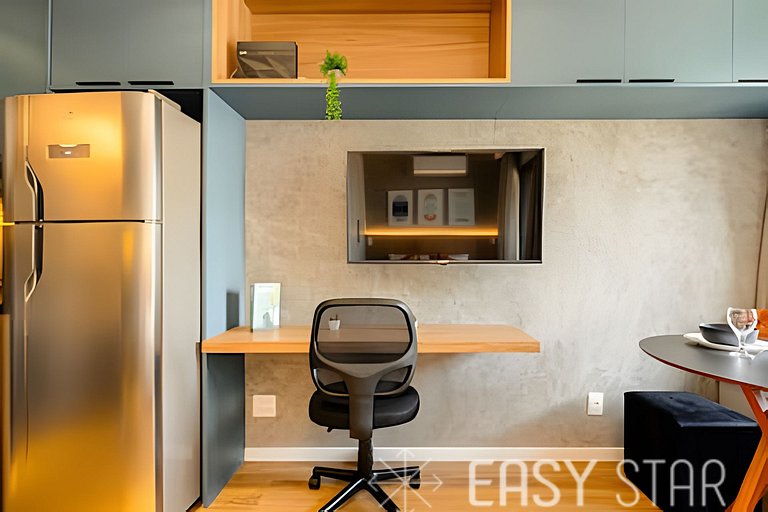 Easy Star - Fabuloso studio no Campo Belo - EK01I