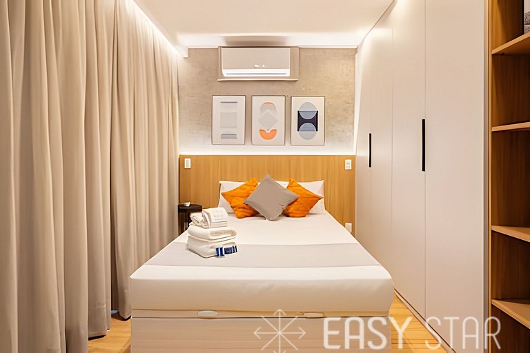 Easy Star - Fabuloso studio no Campo Belo - EK01I