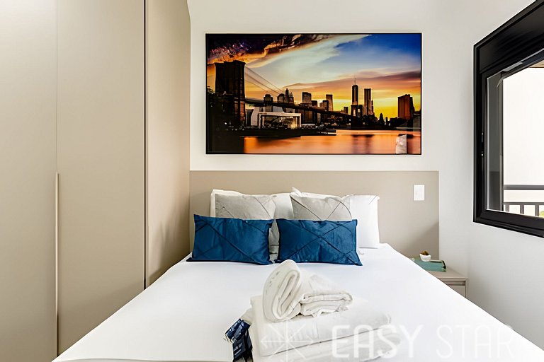 Easy Star - Aconchegante apartamento na Consolação - EN01I