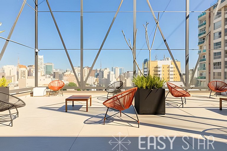 Easy Star - Aconchegante studio na Frei Caneca - ER01I