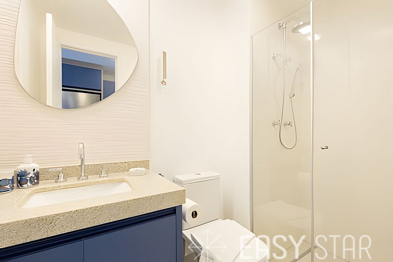 Easy Star - Lindo studio iluminado no Brooklin - FE01I