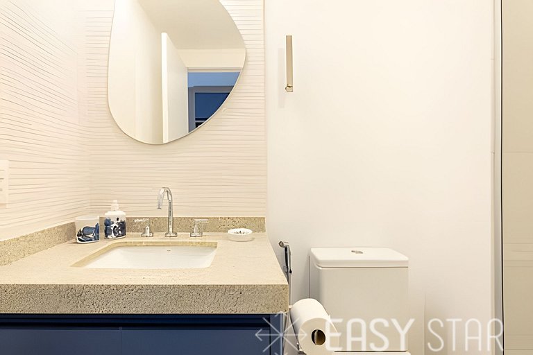 Easy Star - Lindo studio iluminado no Brooklin - FE01I