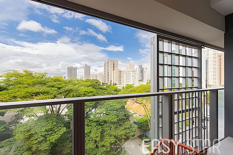 Easy Star - Lindo studio iluminado no Brooklin - FE01I