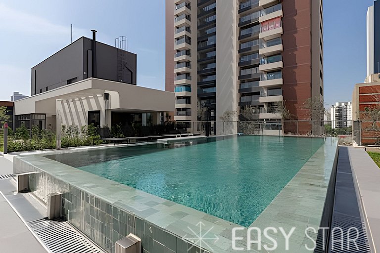 Easy Star - Lindo studio iluminado no Brooklin - FE01I