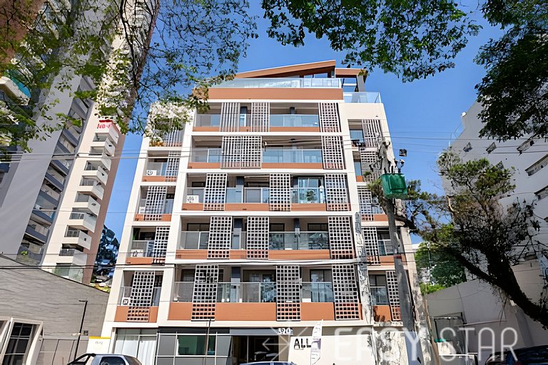 Easy Star - Lindo studio iluminado no Brooklin - FE01I