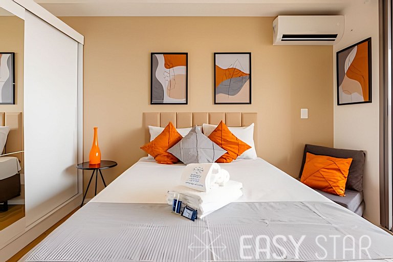 Easy Star - Studio com vista livre no Alto da Boa Vista - FH
